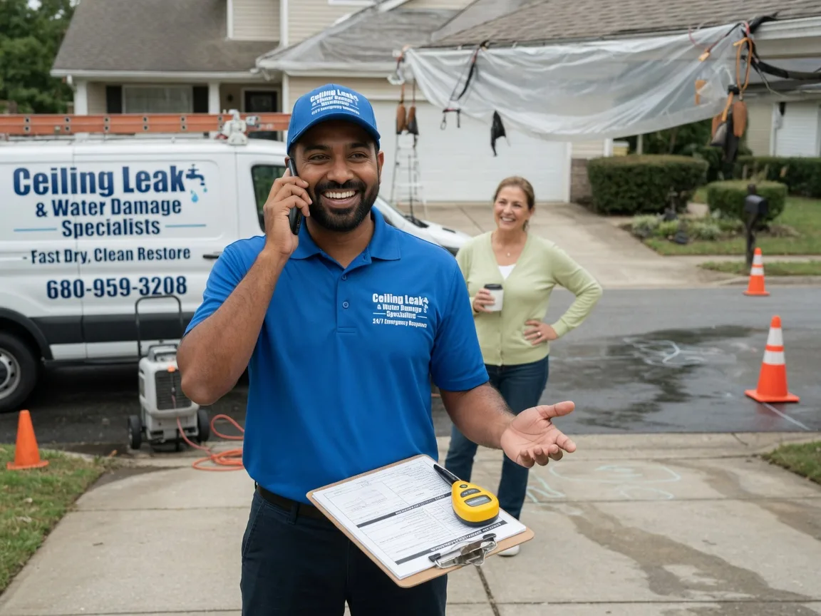 Ceiling Leak Cleanup Vandalia, MO FAQs